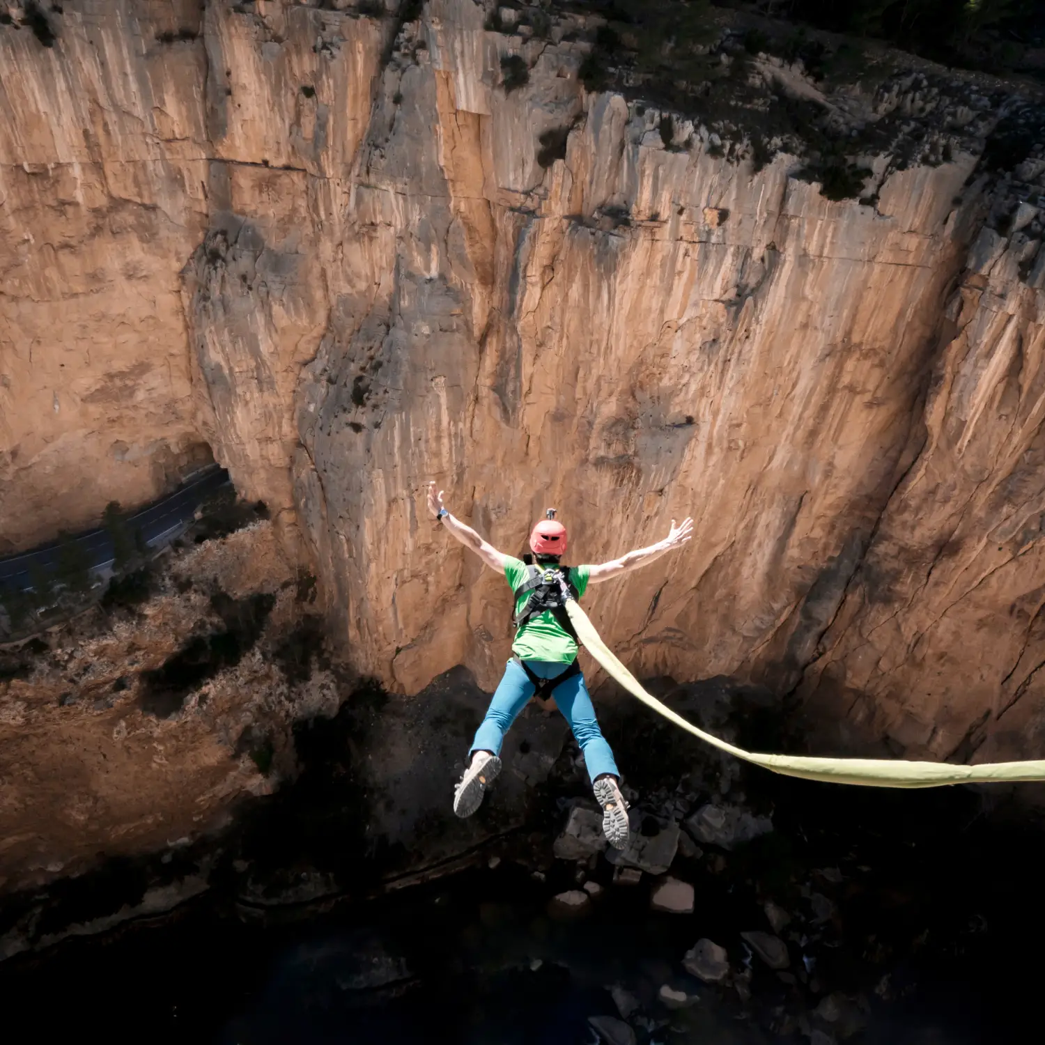 Bungee jumping in Africa