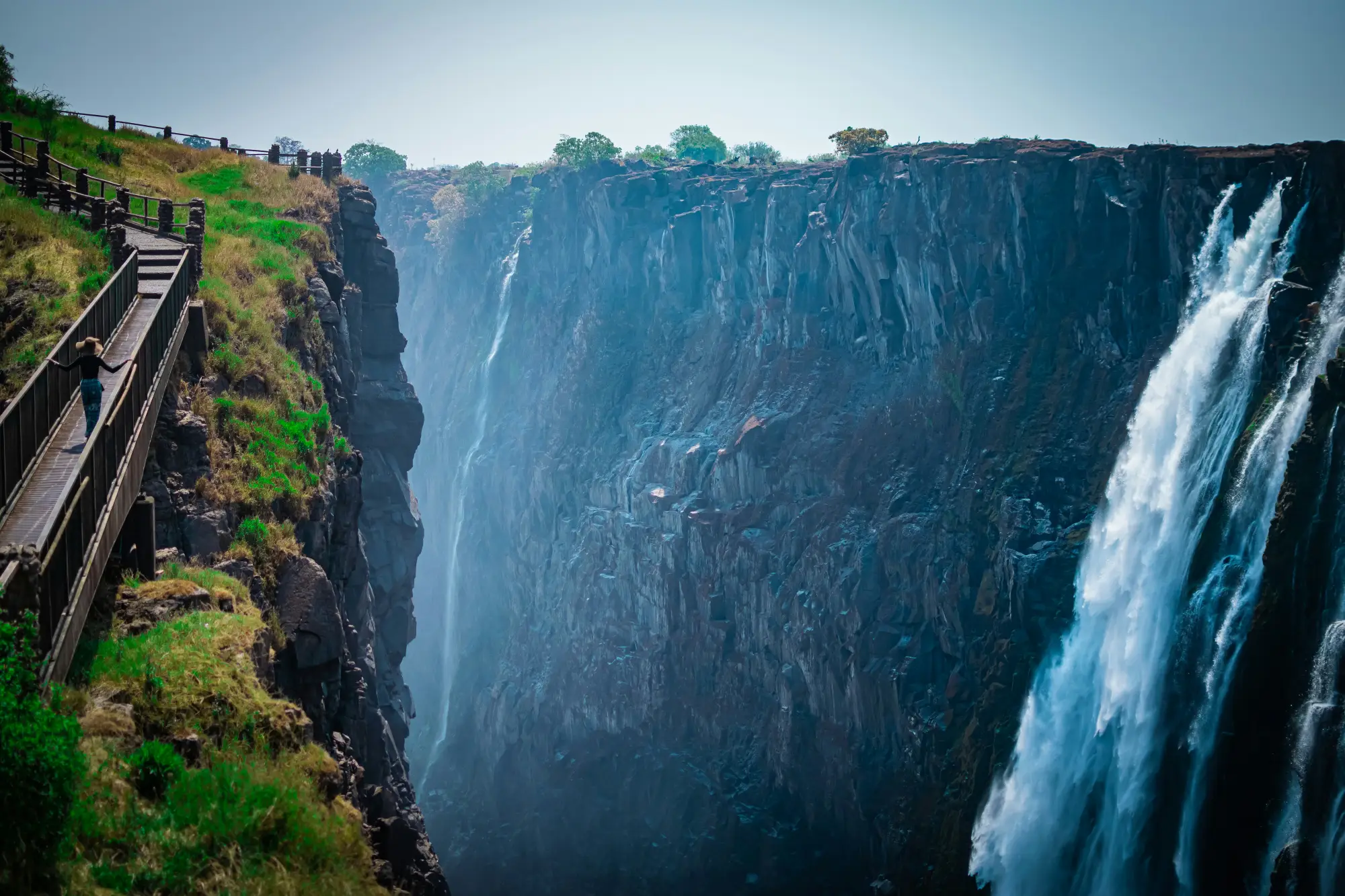 Victoria Falls in Zambia.